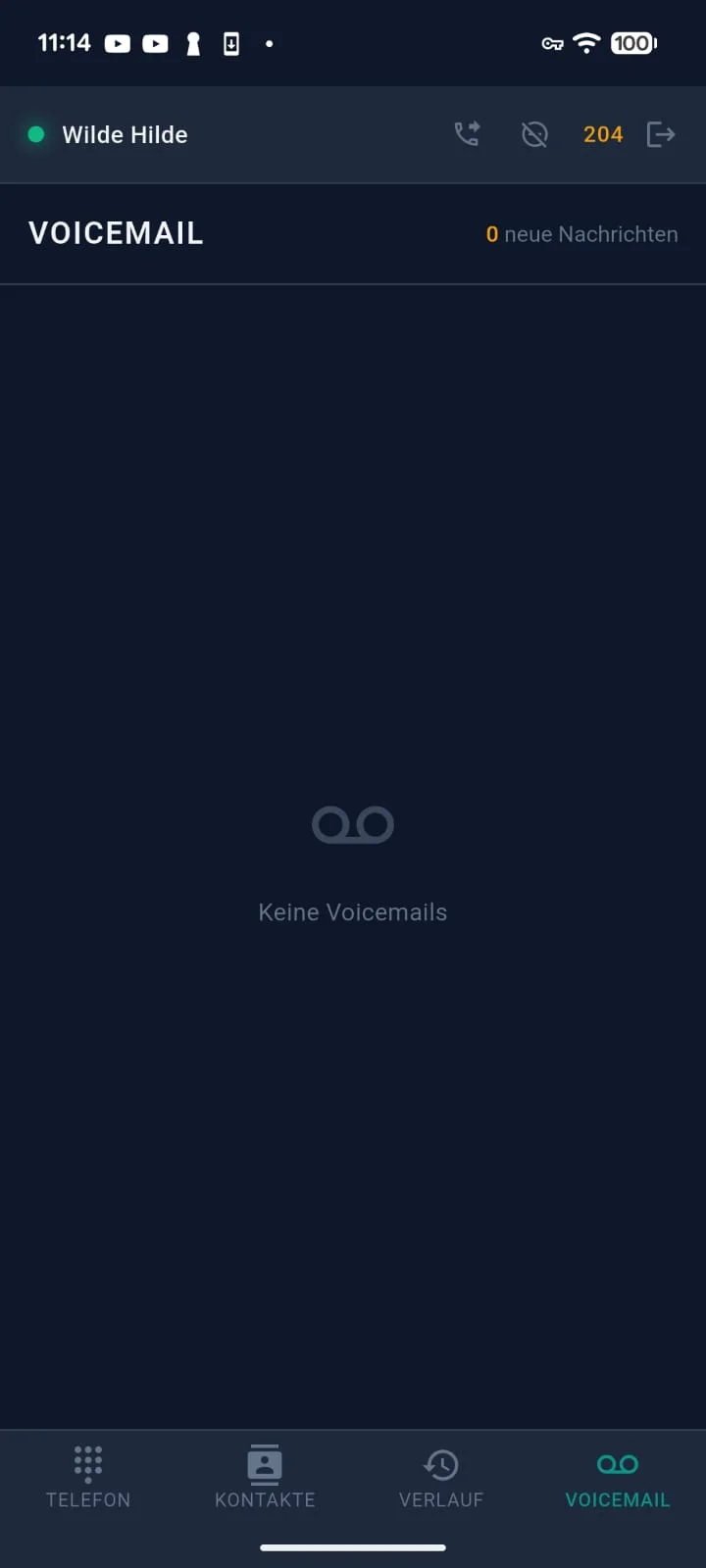 FRANZFON Smartphone App - Voicemail